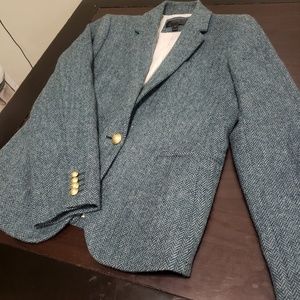 Jcrew tweed 100% wool blazer